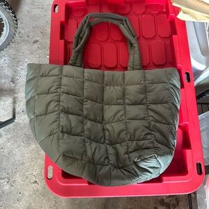 lululemon athletica Olive Green Travel Bag